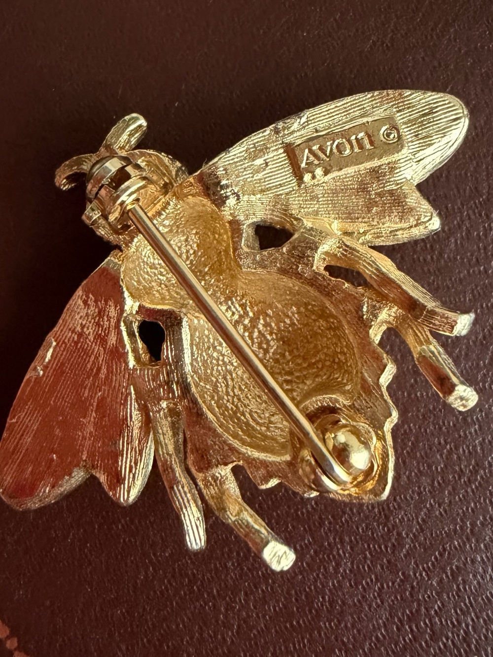 Vintage Avon Gold Bee Brooch Pin - Women's Accessory - Picture 4 of 4
